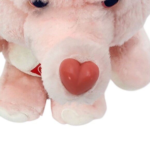 Vintage Care Bear Cousins Lotsa Heart Elephant Pink Plush Kenner American 13" - Picture 8 of 14